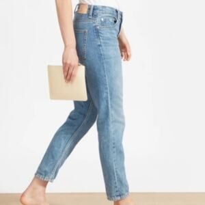 Everlane Women's The Summer Jean 100% Cotton Denim Ankle Straight Leg Jeans 27